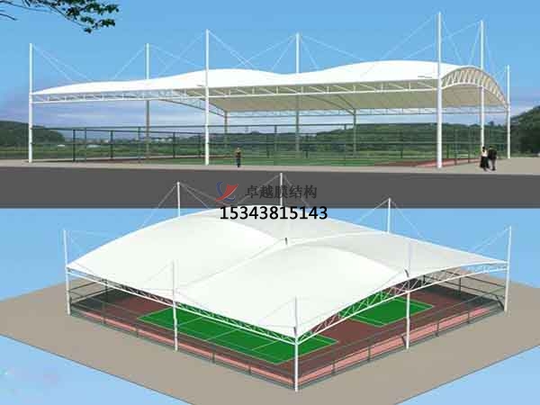 巴中市籃球場膜結(jié)構(gòu)罩棚【設(shè)計施工】